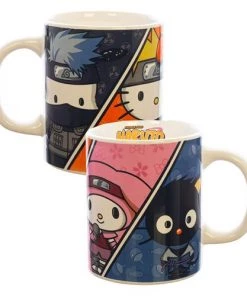 Bioworld Naruto X Sanrio 16 O.z Ceramic Mug Anime
