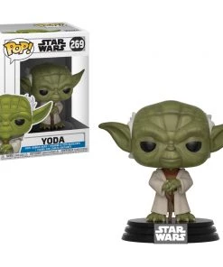 Funko Funko Pops! Star Wars: Clone Wars - Yoda Pop Vinyl Figure