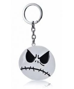 Monogram Disney The Nightmare Before Christmas - Good-Bad Day Face Colored Pewter Key Ring