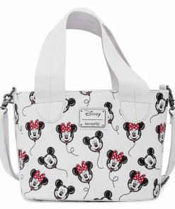 Loungefly Disney Mickey & Minnie Mouse Balloon AOP Handbag