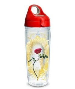Beauty And The Beast "Enchanted Rose" 24 Oz. Tervis Water Bottle Disney