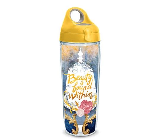 Beauty And The Beast "Beauty Is Found Within" 24 Oz. Tervis Water Bottle Disney 3 Beauty And The Beast "Beauty Is Found Within" 24 Oz. Tervis Water Bottle Disney