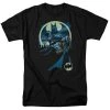 Trevco DC Comics Batman Heed The Call Adult Fitted T-shirt Black