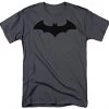 Changes DC Comics - Batman - Bat Logo Charcoal T-Shirt