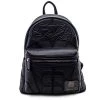 Loungefly Justice League- Batman Saffiano Faux Leather Mini Backpack 1 Loungefly Justice League- Batman Saffiano Faux Leather Mini Backpack