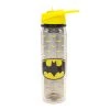 Silver Buffalo Batman Logo Wrap Double Walled Tritan Water Bottle, 18-oz