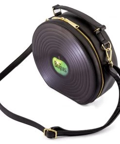Loungefly The Beatles Let It Be Vinyl Record Crossbody Purse