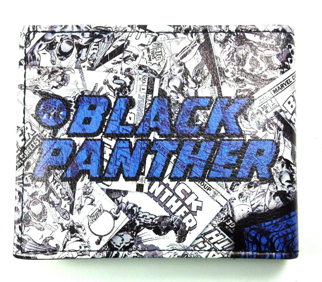 Bioworld Marvel Black Panther Comics Bi-Fold Wallet Wallets 4 Bioworld Marvel Black Panther Comics Bi-Fold Wallet Wallets