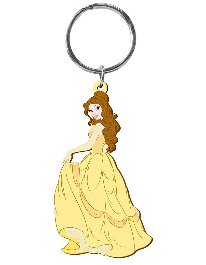 Monogram Disney Belle Soft Touch PVC Key Ring 3 Monogram Disney Belle Soft Touch PVC Key Ring