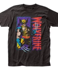 Impact Marvel Comics - Wolverine Shredded Adult Fitted T Shirt