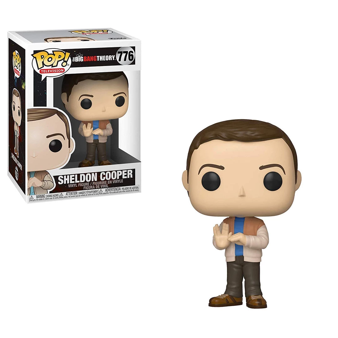 Funko Funko Pops! Pop! TV: Big Bang Theory - Sheldon 3 Funko Funko Pops! Pop! TV: Big Bang Theory - Sheldon