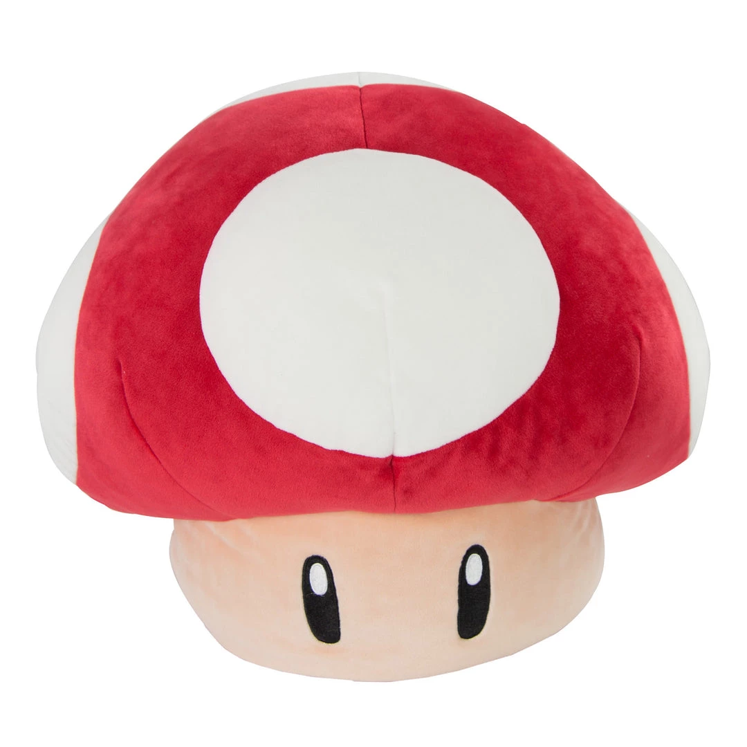 TOMY Video Games Nintendo Super Mario Club Mocchi-Mocchi 16 Inch Plush Figure - Super Mushroom 3 TOMY Video Games Nintendo Super Mario Club Mocchi-Mocchi 16 Inch Plush Figure - Super Mushroom