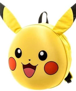 Bioworld Anime Pokemon Pikachu 3D Molded 17-Inch Backpack