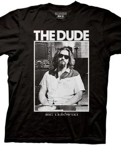 Ripple Junction Movies Big Lebowski - The Dude Photo Adult Fitted T-Shirt