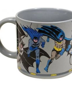 The Unemployed Philosophers Guild DC Comics Batman Through Out The Years Ceramic Coffee Mug