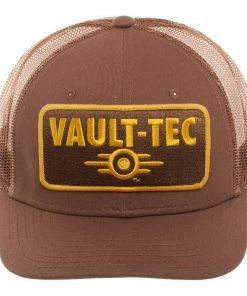 Bioworld Fallout Vault-Tec Brown Adult Trucker Hat Video Games