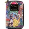 Loungefly Disney Beauty And The Beast Princess Castle Series Zip-Around Wallet