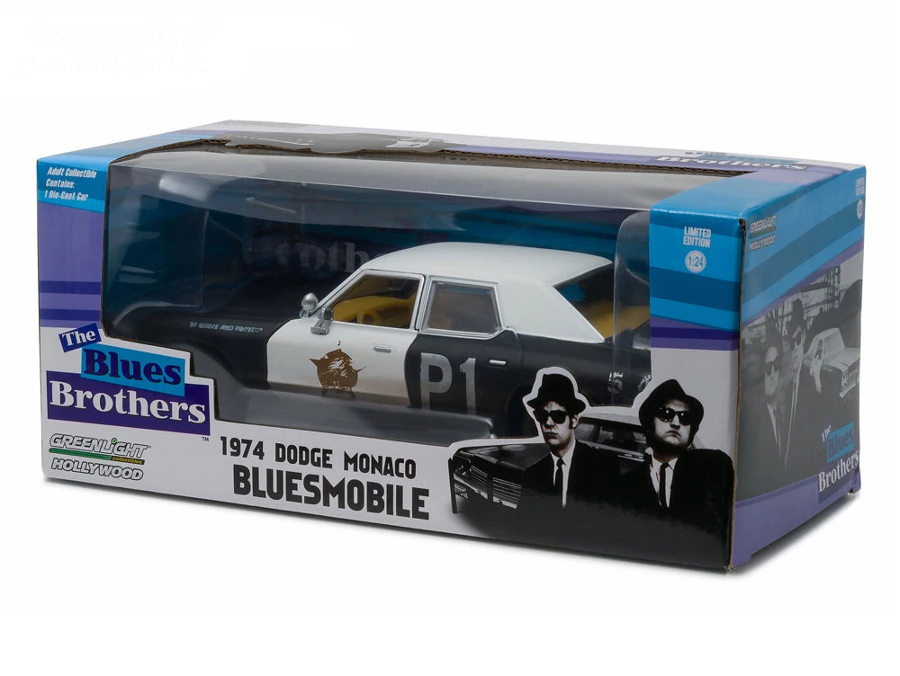 Toy Wonders The Blues Brothers 1974 Dodge Monaco Police Car 1:24 6 Toy Wonders The Blues Brothers 1974 Dodge Monaco Police Car 1:24