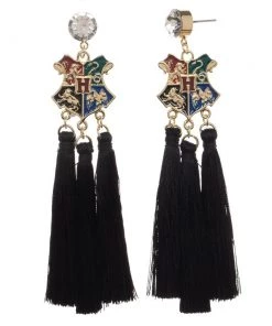 Bioworld Harry Potter Hogwarts Tassel Earrings
