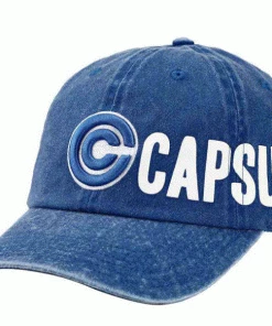Bioworld Dragon Ball Z Capsule Corp. Side Art Pigment Dye Hat