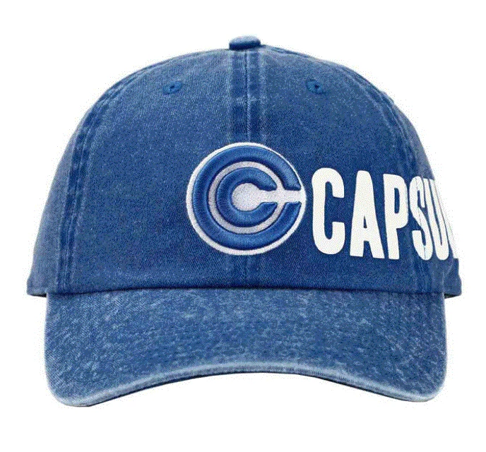 Bioworld Dragon Ball Z Capsule Corp. Side Art Pigment Dye Hat 5 Bioworld Dragon Ball Z Capsule Corp. Side Art Pigment Dye Hat