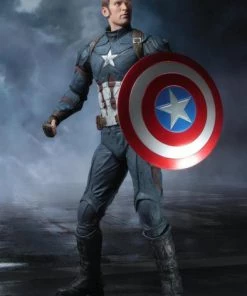 NECA Marvel Captain America: Civil War - Captain America 1/4 Scale Figure