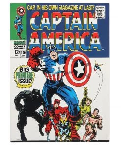 Open Road Brands Marvel Avengers Vintage Retro Metal Sign