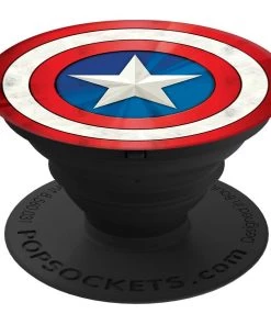 Pop Socket - Marvel Comics - Captain America Logo In Glossy Print