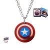 Body Vibe Stainless Steel Captain America Logo Kids Pendant With Chain Pendant Disney