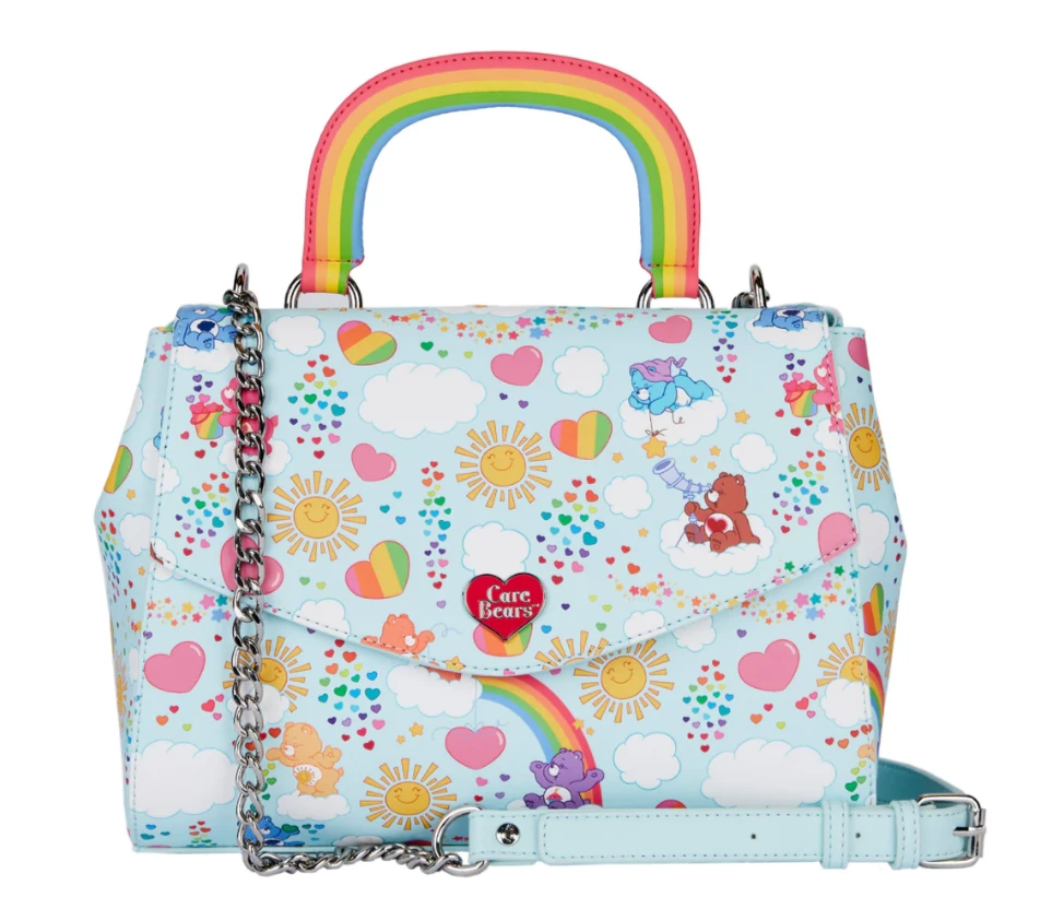 Loungefly Care Bears 40th Anniversary Crossbody Bag 3 Loungefly Care Bears 40th Anniversary Crossbody Bag
