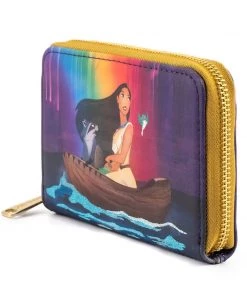 Loungefly Disney Pocahontas Just Around The River Bend Zip-Around Wallet
