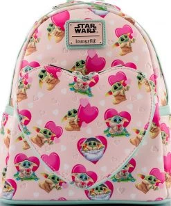 Loungefly Star Wars: The Mandalorian Grogu Valentines Mini-Backpack