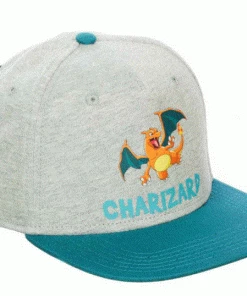 Bioworld Pokemon Charizard Jersey Patch Youth Flat Bill Snapback