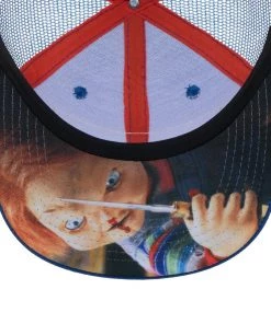 Bioworld Movies Chucky Child's Play "Good Guys" Blue & Yellow Trucker Hat