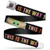 Buckle-Down Star Wars The Child Text Full Color Seatbelt Belt 2 Buckle-Down Star Wars The Child Text Full Color Seatbelt Belt