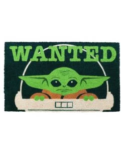 Pyramid America Disney Star Wars The Mandalorian - The Child Wanted 17" X 29" Coir Doormat