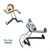 Body Vibe Cartoon Network Rick & Morty Stud Earrings Movies