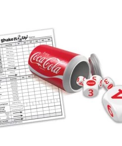 Master Pieces Games & Puzzles Coca-cola Shake It Up Travel Dice Game