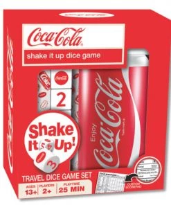 Master Pieces Games & Puzzles Coca-cola Shake It Up Travel Dice Game
