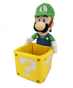 Little Buddy Mario Series Luigi Coin Box 9" Plush