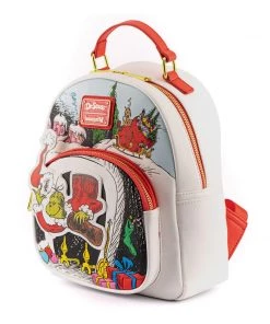 Loungefly Dr. Seuss The Grinch Chimney Thief Mini-Backpack