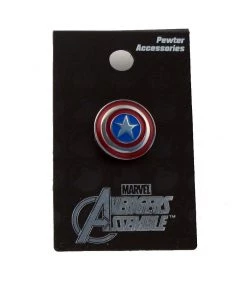 Monogram Captain America Color Pewter Lapel Pin Marvel
