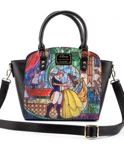 Loungefly Disney Beauty And The Beast Princess Castle Series Crossbody Purse