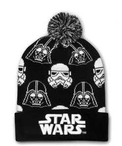 Loungefly Darth Vader Stormtrooper Black And White Beanie