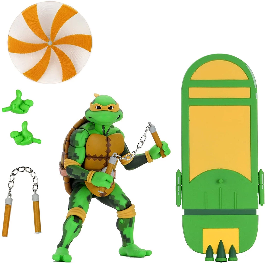 Neca Michelangelo - Teenage Mutant Ninja Turtles - Turtles In Time - 7" Action Figure 3 Neca Michelangelo - Teenage Mutant Ninja Turtles - Turtles In Time - 7" Action Figure
