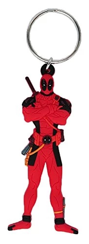 Monogram Marvel - Deadpool Soft Touch PVC Key Ring - Multicolored
