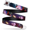 Buckle-Down Deadpool Riding A Unicorn With Chimichangas Logo ADULT Seatbelt Belt Marvel