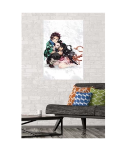Trends International Demon Slayer- Tanjiro & Nezu Embrace Poster Movies