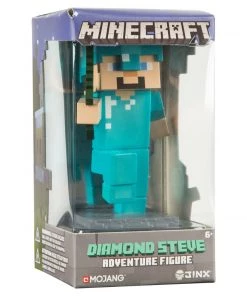 JINX Video Games Minecraft Adventure - Vinyl Figure (Diamond Steve)