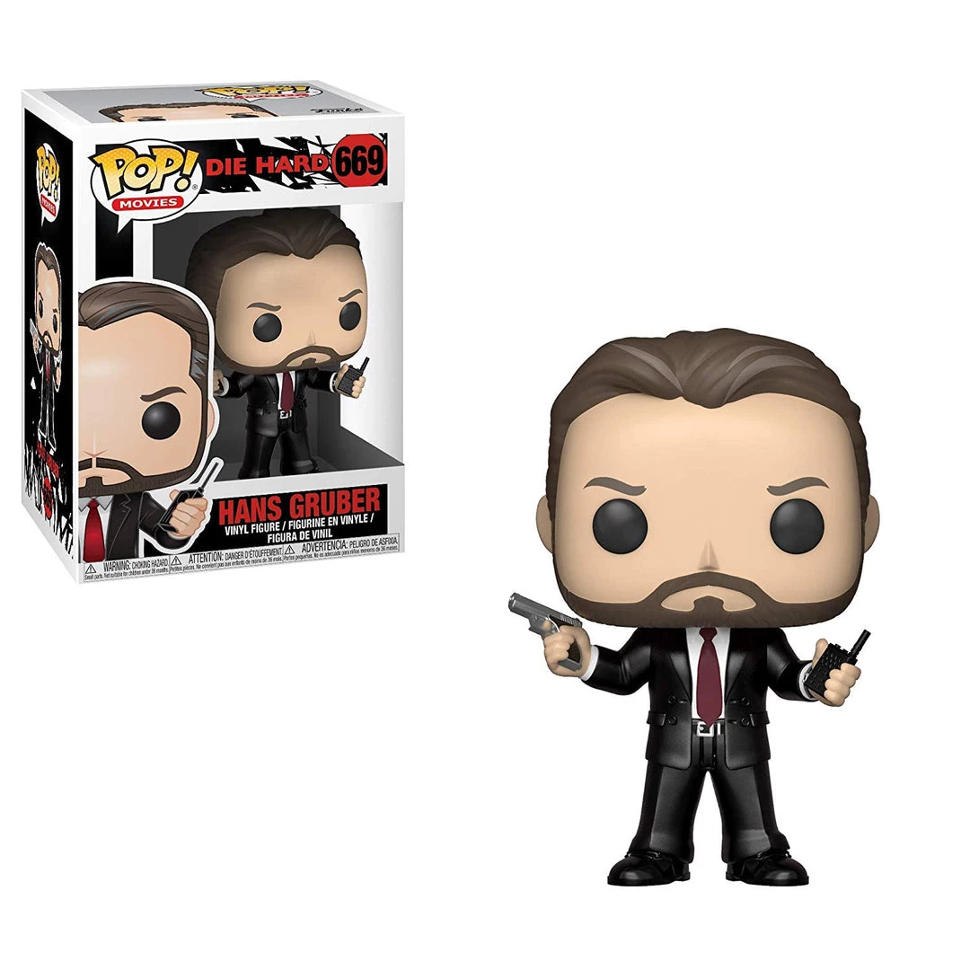 Funko Funko Pops! Pop Movies: Die Hard - Hans Gruber Collectible Figure 3 Funko Funko Pops! Pop Movies: Die Hard - Hans Gruber Collectible Figure
